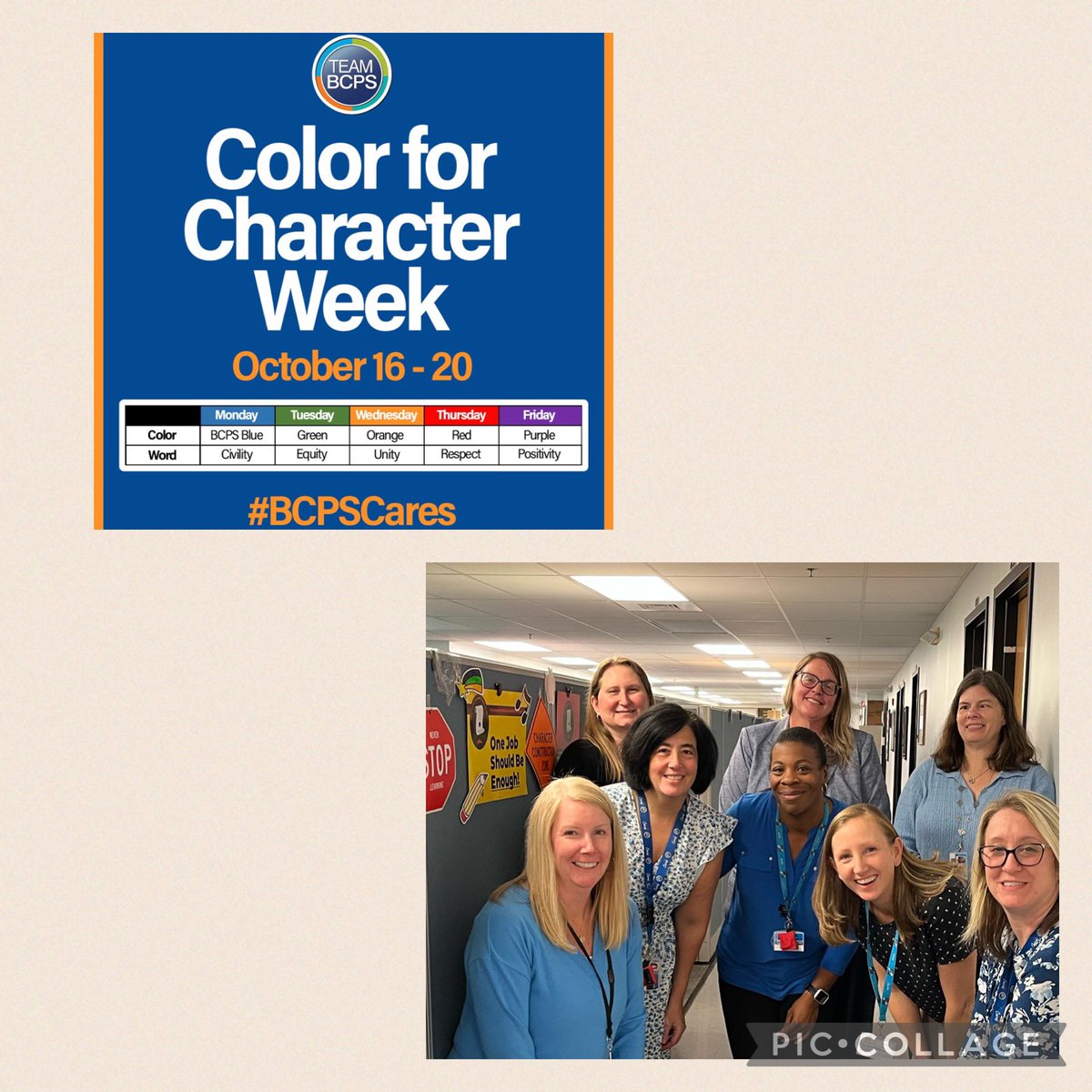 <a href="/BCPSStuServ/">BCPS Social Emotional Supports</a> sporting our BCPS Blue for Civility today! <a href="/BaltCoPS/">Baltimore County Public Schools</a> <a href="/BCPSOSSS/">BCPS Department of Student Support Services</a> <a href="/BCPS_OSC/">Office of School Climate and Culture</a> <a href="/BcpsHealth/">BCPS Health Services</a> <a href="/BcpsMTSS/">BCPS MTSS</a> <a href="/WVUTRICIA/">Mrs. M</a> <a href="/CoitTammi/">Tammi Coit</a> <a href="/k20mclean/">Katie McLean</a> <a href="/2educ8u/">Dr. Kevin D. Roberts</a> <a href="/BCPS_SSW/">BCPS Social Workers</a>