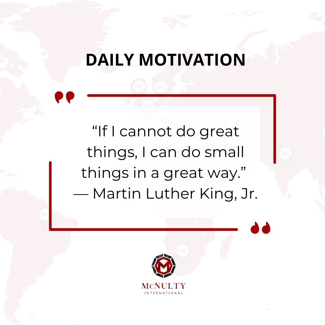 TheSuccessBrand's tweet photo. “If I cannot do great things, I can do small things in a great way.”  — Martin Luther King, Jr.

If you'd like to stay updated on success, join our mailing list at https://t.co/IFYM00qNeI

#SuccessfulYoungMan #SuccessfulYoungWoman  #DiamondMcNulty https://t.co/8zYFzs1VMm