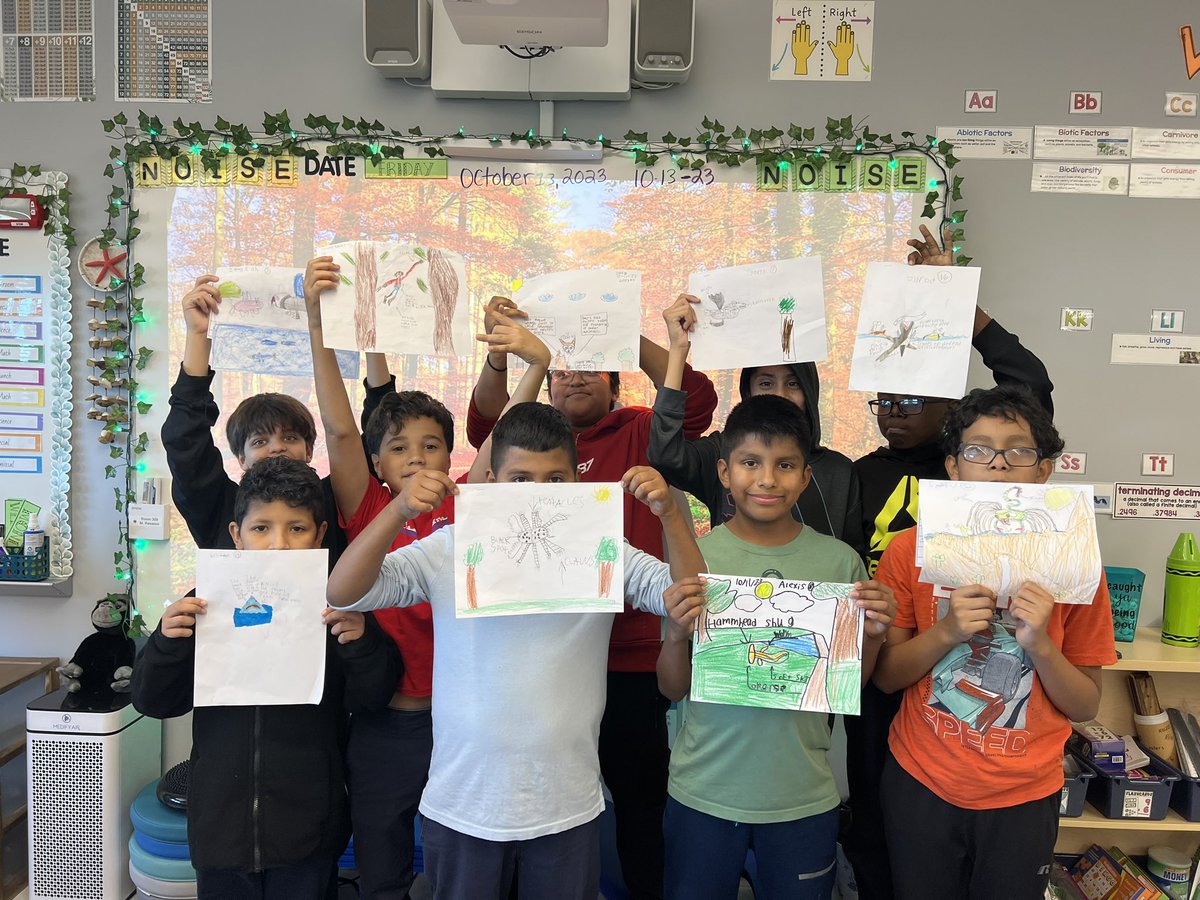 MsResasco's tweet photo. We had so much fun creating imaginary organisms that could survive in a given ecosystem π³ π ποΈ @nbps_bbv @nbpschools @Mrs_Mongelli https://t.co/5ld6drbyY9