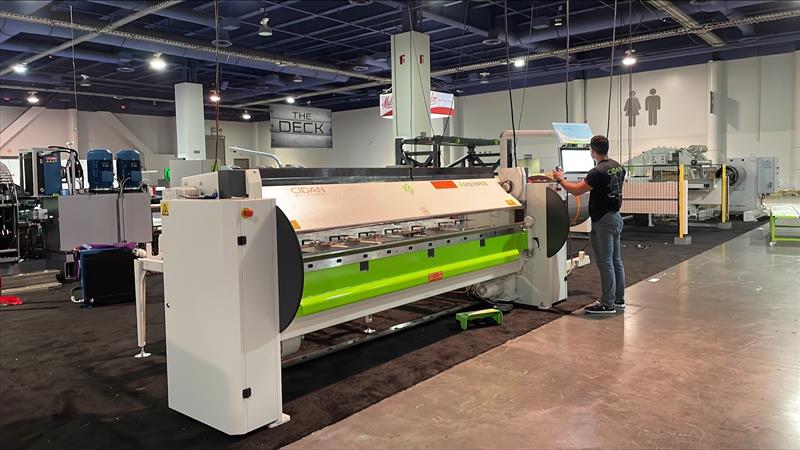CidanGroup's tweet photo. Setting the stage for innovation at #MetalCon2023! In 2 days, CIDAN reveals our latest metal machinery. As metal fabrication's future unfolds, we're leading the way. Booth 1007. Experience the best in innovation! #CIDANMachineryGroup #OneStopPartner #CIDANatMetalCon #Innovation https://t.co/rJTLgiUZXU