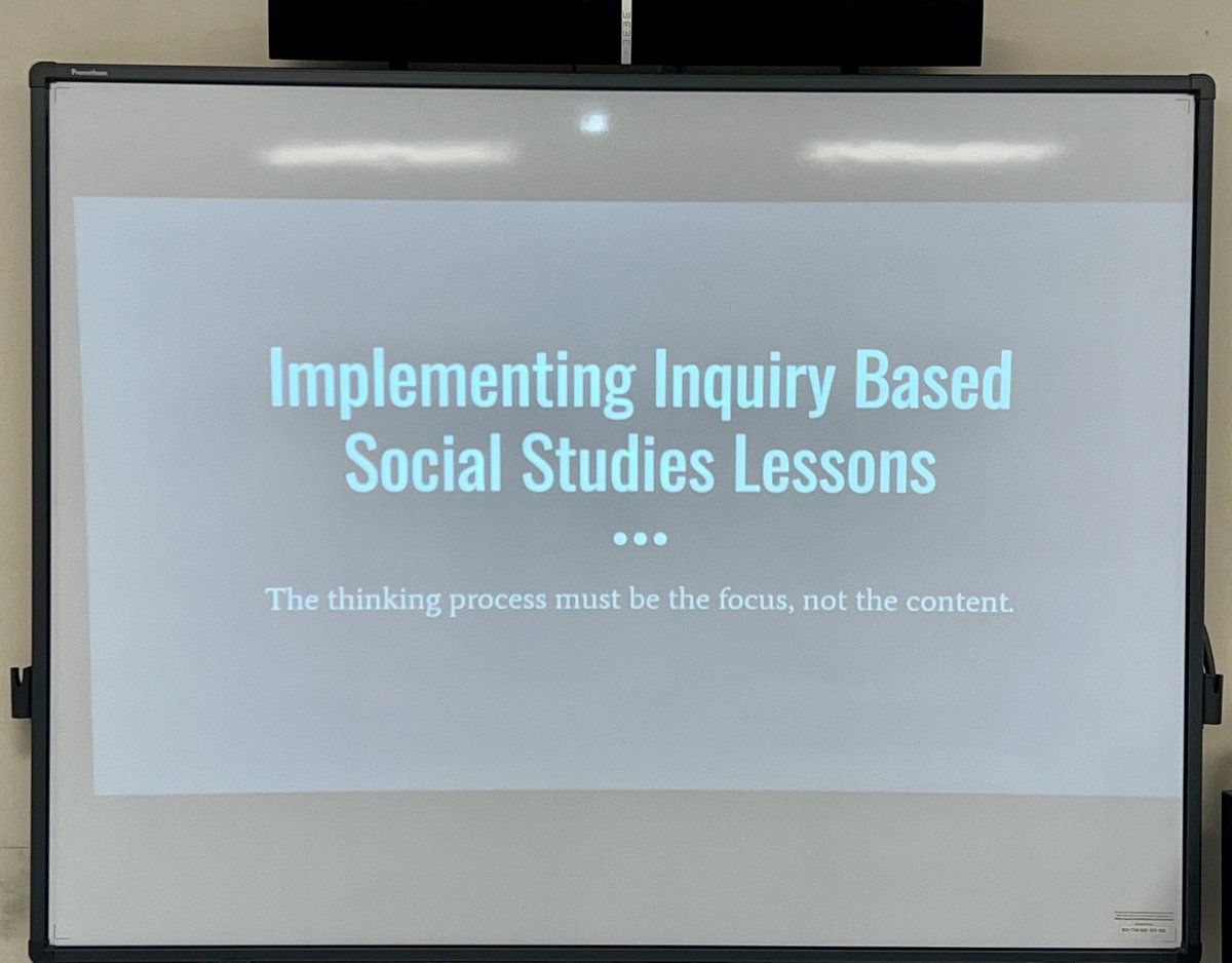 _MrAdamMoore's tweet photo. My teaching partner and I had the opportunity to lead our first PD today.  We want effective social studies taught in every classroom! @NiswongerFound @BuddySmith13 #LearningTogetherDay #socialstudies https://t.co/H2RHNZXpKZ