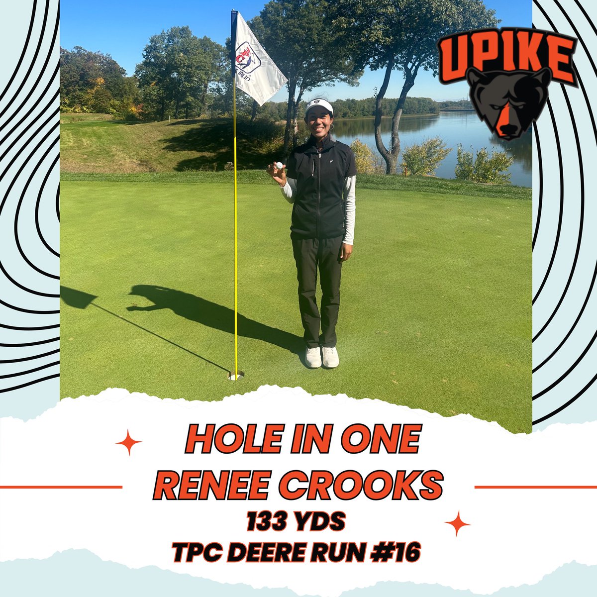 🚨 HOLE IN ONE 🚨
133 yards on #16 at @tpcdeererun in round 1!! #rollbears🐻