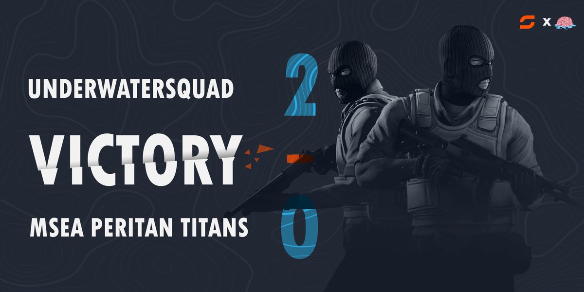 🏆 VICTORY 🏆

UnderWaterSquad 🧠 confidently take the win over MSEA Peritan Titans ⚔️ with a clean sweep on the first map! 🧹💨

🚊 Overpass: 13-0
🌴 Mirage: 13-5

#ItGMa 🧠 | <a href="/dccsftw/">DCCS</a>