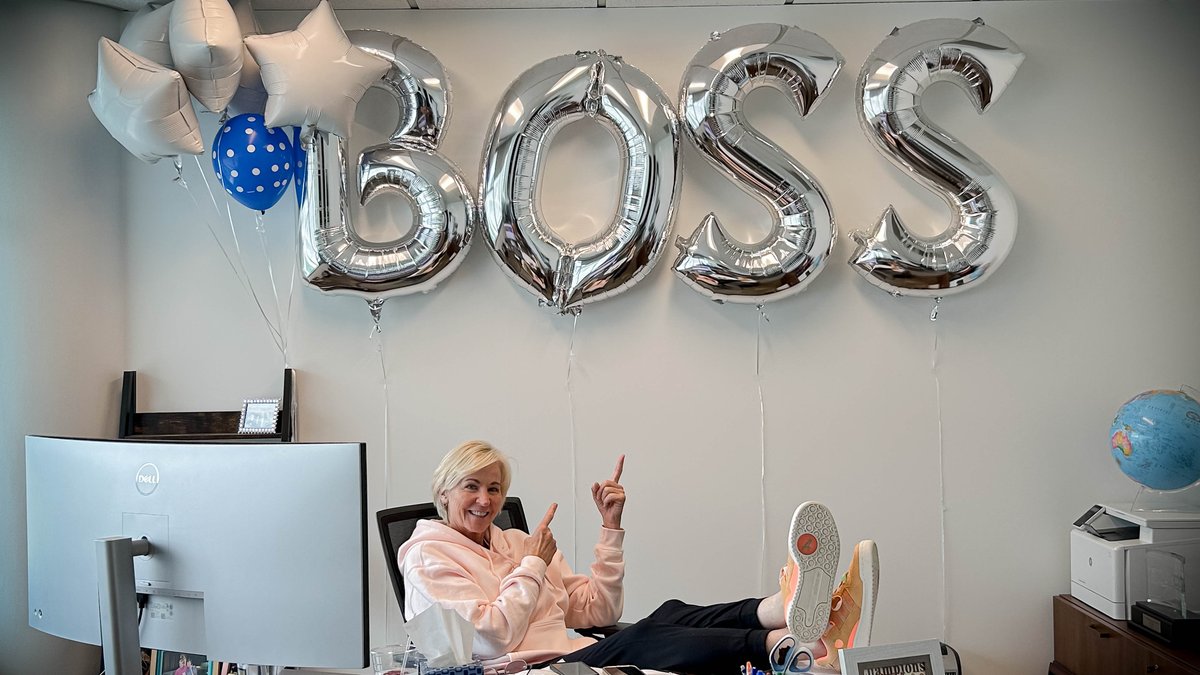 GTWBB's tweet photo. We could be biased, but we have the best boss, @NellOnWheels! 🤭 https://t.co/fPgrgpEPjy