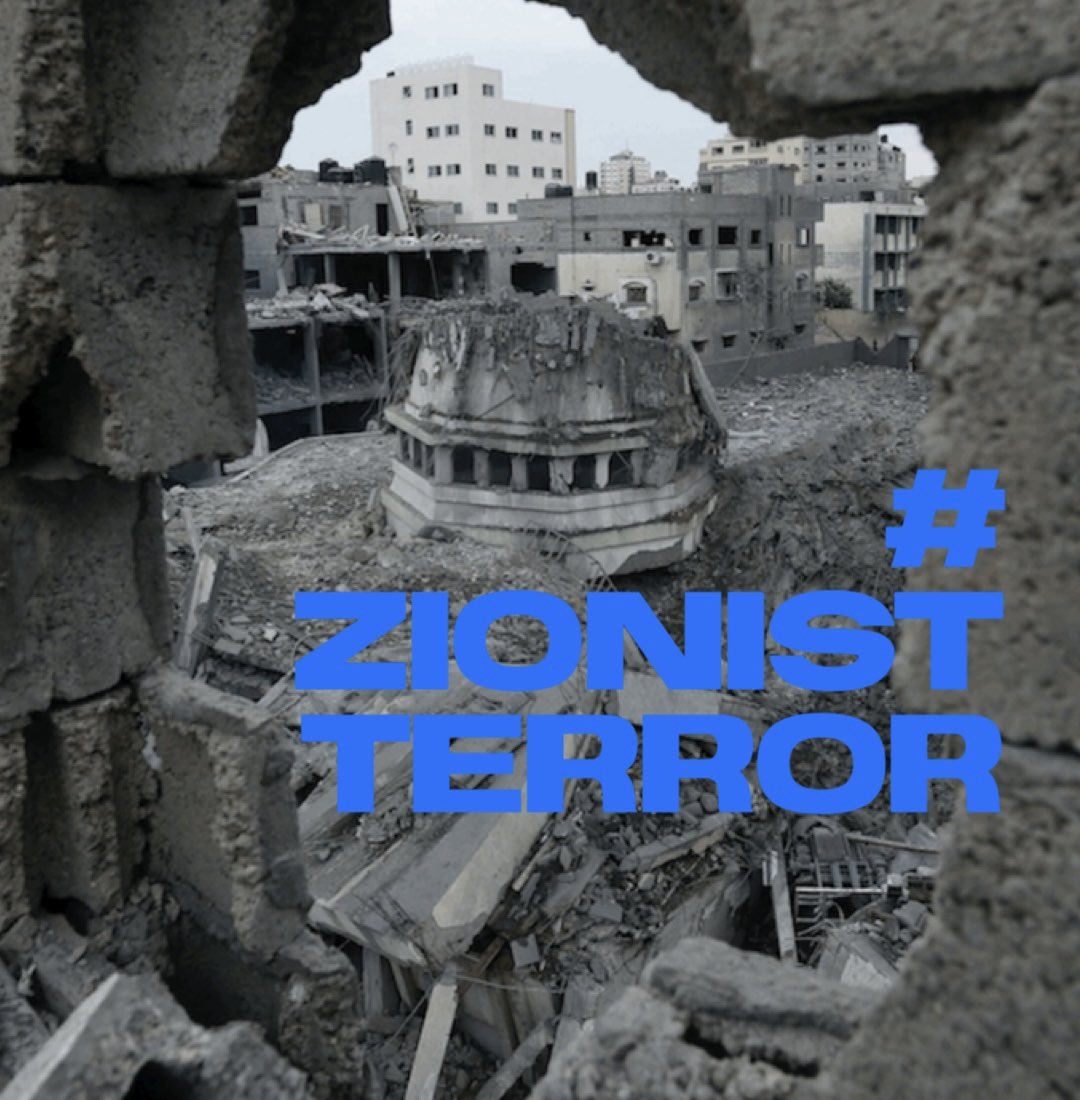 We are all witnesses that this is a #zionistterror