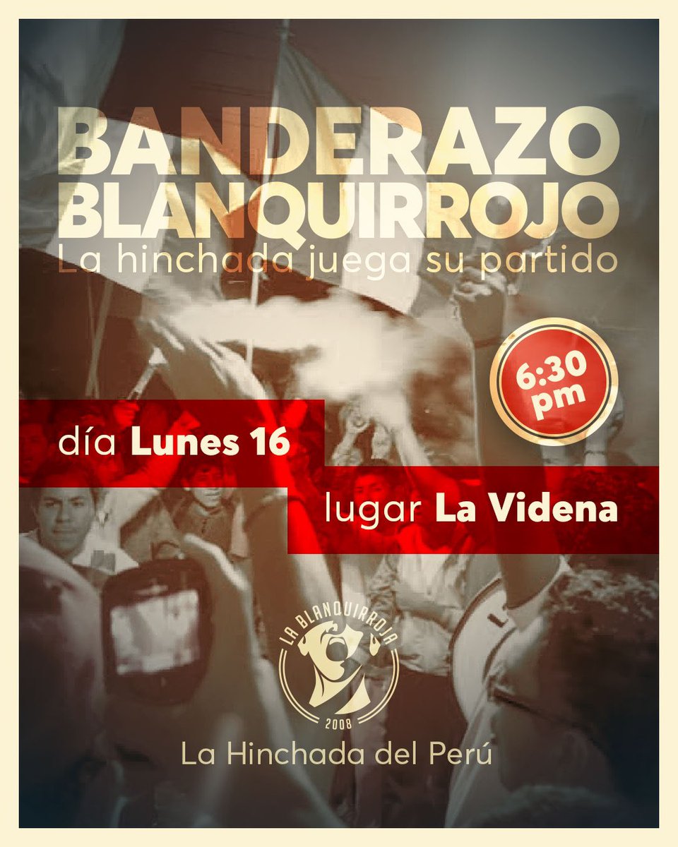 La Blanquirroja #LaHinchadaDelPerú tweet media