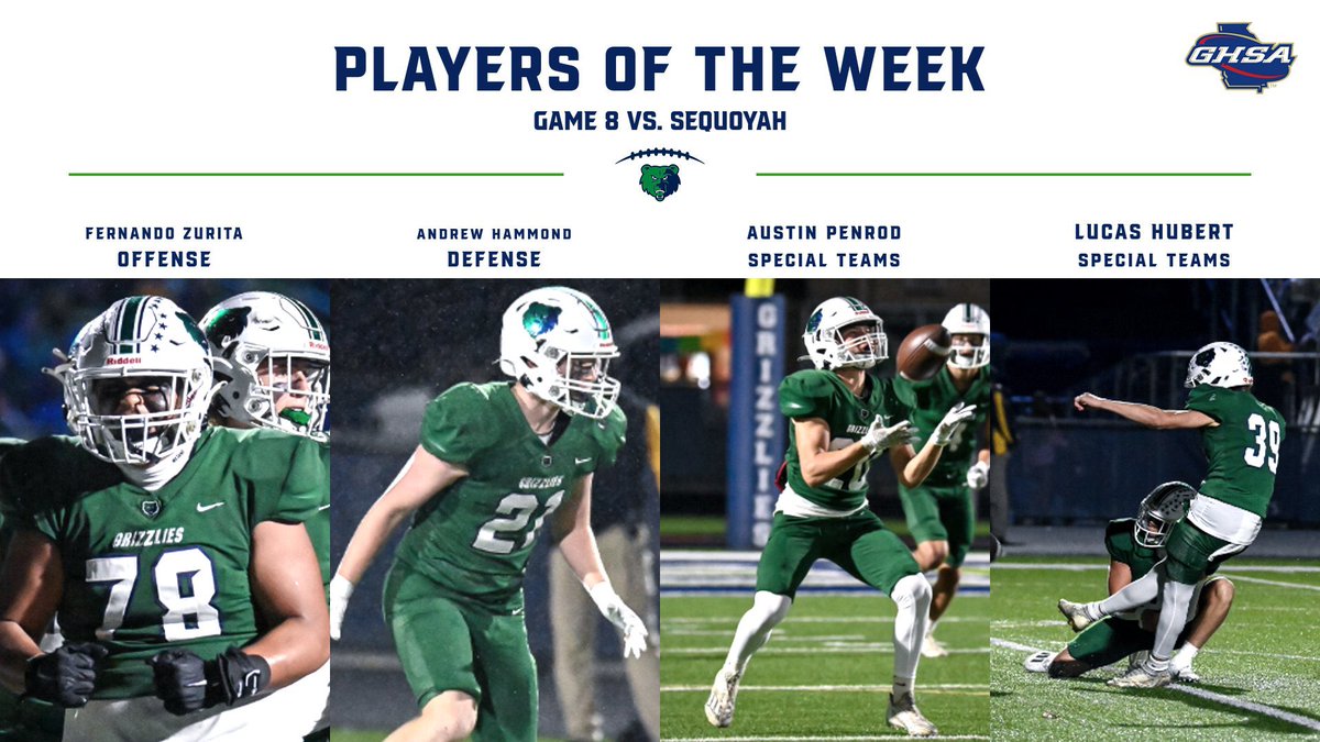 Players of the week for Week 8. #CLIMB23
