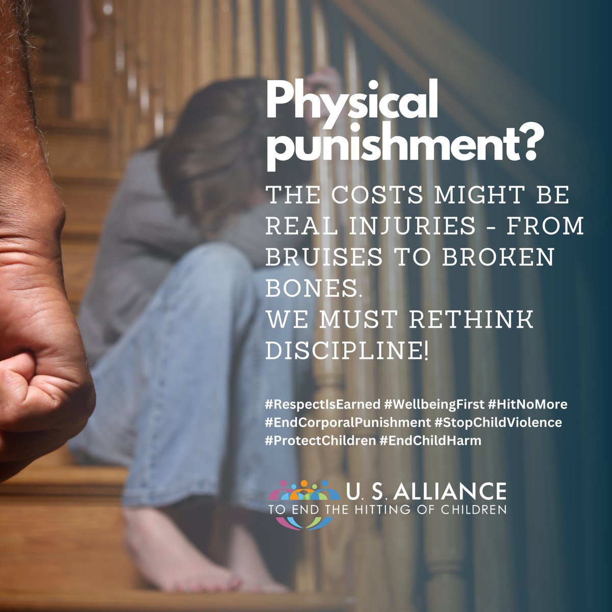 Physical punishment? The costs might be real injuries - from bruises to broken bones. We must rethink discipline! 
#ChildSafety #StopChildAbuse #ProtectChildren #ChildProtection #NoToViolence #WellbeingFirst #HitNoMore #BreakTheCycleOfViolence #PositiveParenting #ChildRights