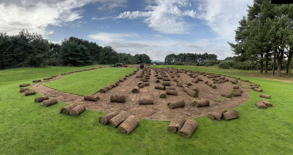 Team_Ganton's tweet image. Lots currently going on @GantonGC as we approach winter.  Annual cut and collect of golf course rough, fairway maintenance and seeding work across all areas. The first of our projects is also well underway making further exciting improvements  to the 9th hole.