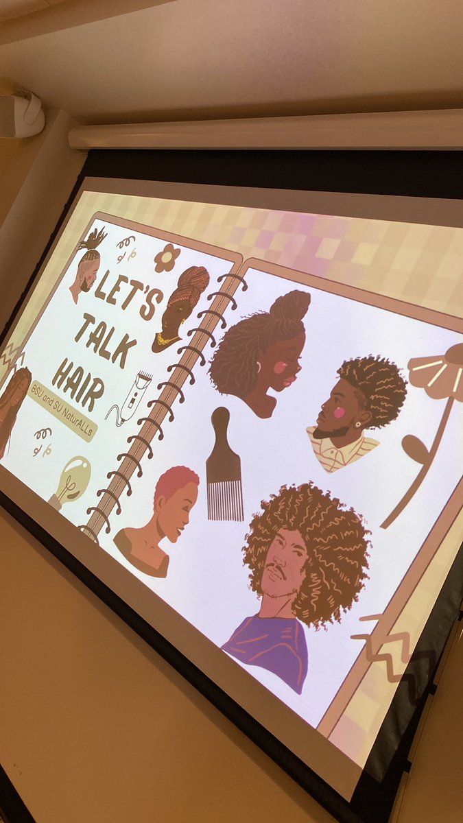 Pop out to the BSU x SU All NaturALLs Hair Event 6-8pm TONIGHT in rockland banquet room A!!!