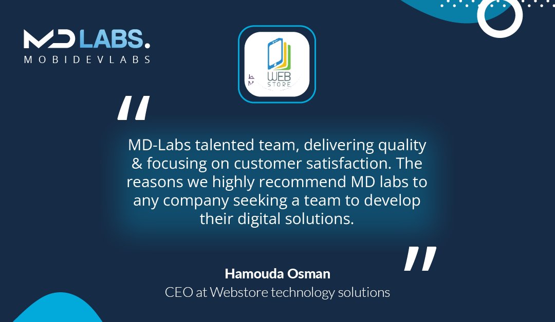 MDLABS_NET's tweet photo. لقد عملنا في #MD_LABS مع العديد من الشركاء في السعودية، على مر السنوات.
إن العمل لإرضاء كل من عملائنا ومستخدمي التطبيقات التي نعمل عليها هو هدفنا الأسمى. والتزام فريقنا بقيم MD-Labs المتعلقة بالجودة وبيئة العمل، هو الوسيلة لتحقيق هذا الهدف. https://t.co/whTE469qgI