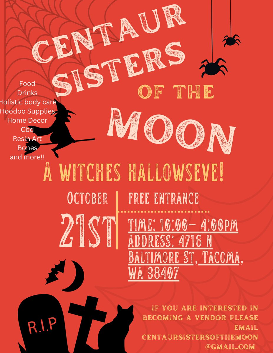 nonbinary_aries's tweet image. Come see me THIS Saturday in Tacoma! #witch #witchcraft #pagan #wa #tacomawa