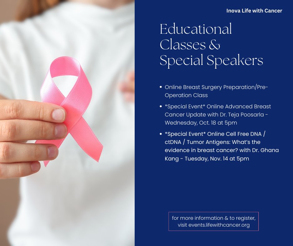 LifewithCancer's tweet image. As we acknowledge #BreastCancerAwarenessMonth, @LifewithCancer offers both in-person and online classes and groups as well as one-on-one, specialized support for those impacted by a #breastcancer diagnosis. Support is offered at *no-cost* and open to any patient or loved one.