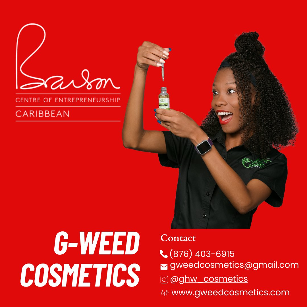Meet Shanundrice Foster, the founder of G-Weed Cosmetics, a herbal personal care cosmetics brand. 
Join us in Congratulating Shaundrice on completing the Branson Centre Direct Accelerator Programme.
@ghw_cosmetics
#bransoncentre #graduate