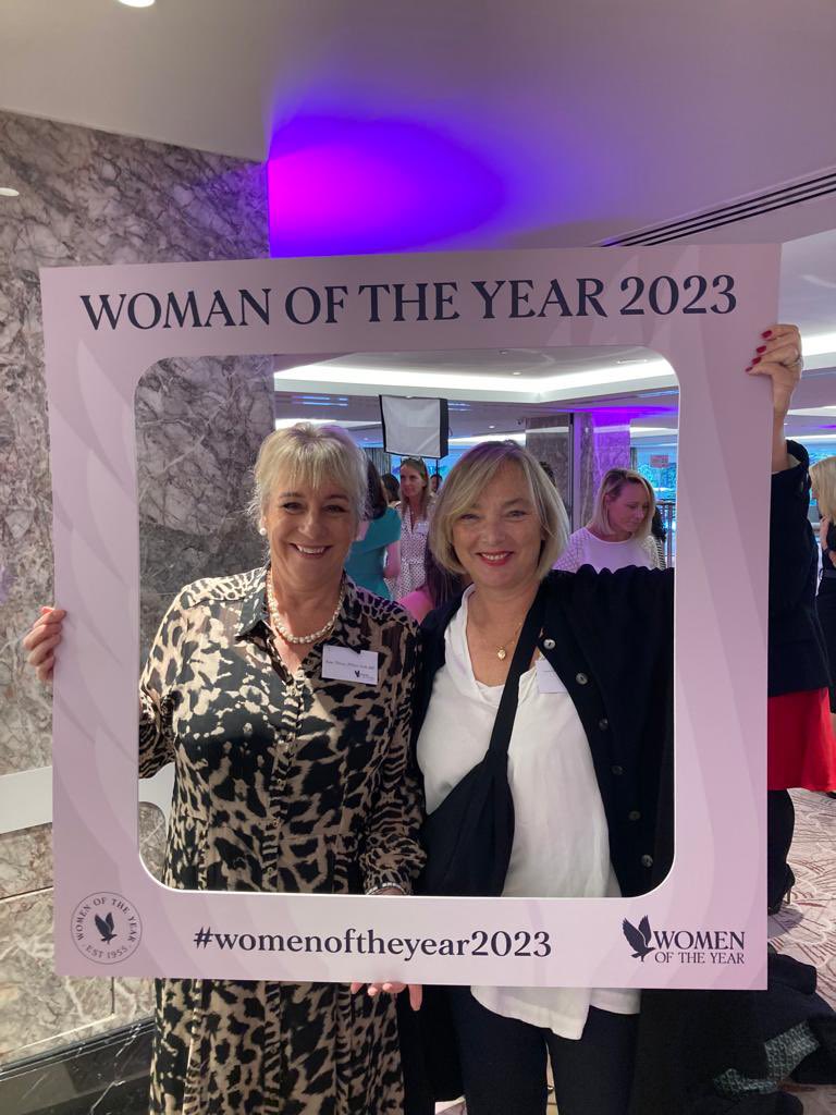 Congratulations to our Trustee @Emmaamos7 nominated for #Womenoftheyear2023 & thank you to our Patron Dame Martina Milburn for raising awareness of #LobularBreastCancer. #Advocacy