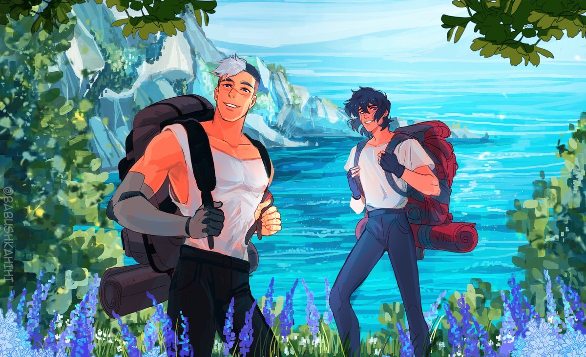 babushkaHiHi's tweet photo. Redrawing of old art #sheith Traveling🍃🫒🍃 https://t.co/hidV1QESrj