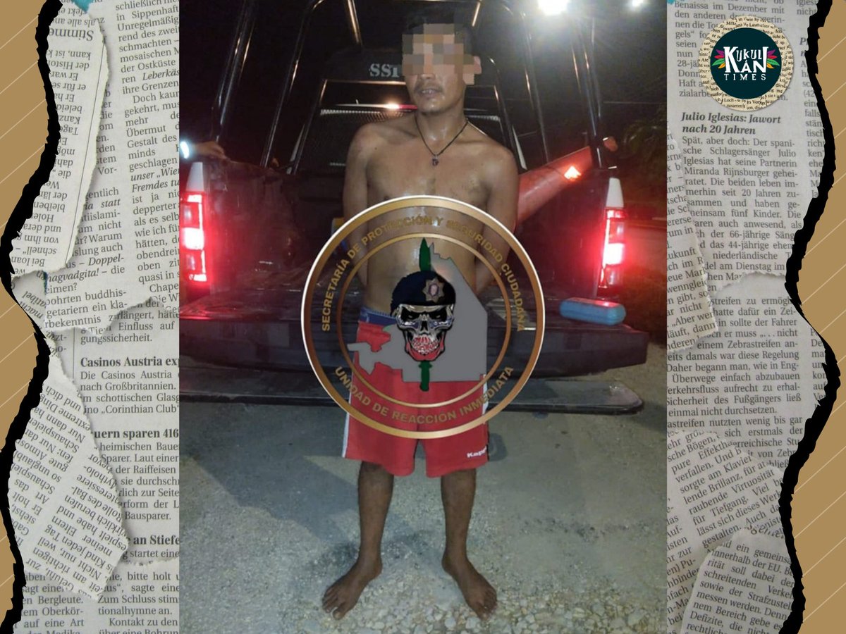 KukulkanTimes's tweet photo. La Secretaría de Protección y Seguridad Ciudadana (SPSC) informó que detuvo a un sujeto por el delito de narcomenudeo en la colonia Aserradero, del municipio de Champotón.

#SPSC #Narcomenudeo #Champotón 🚔👮‍♂️👩‍⚖️ https://t.co/PwpCowWceL