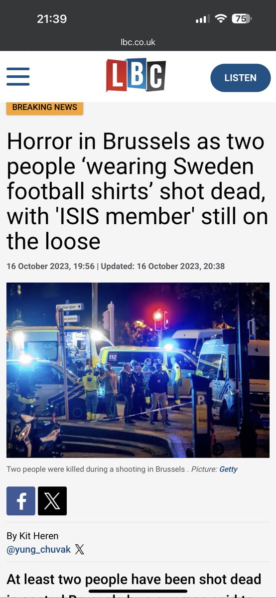 Crypto_Hunterzz's tweet photo. 2 deaths by a coward terrorist, shouted allahu wakbar (in the name of allah)  while killing innocent people in brussels belgium. Said he is ISIS
Where are the “free palestine” people to witness this? 
This is what you support?
Do you understand israel now? #palestine #brussels https://t.co/UXnyjNfaRi