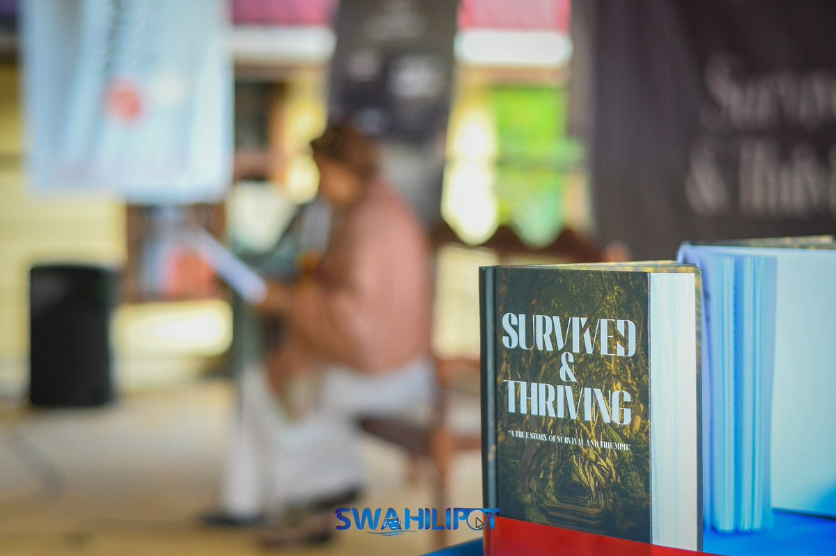 swahilipothub's tweet photo. Honoring an incredible journey! 
Today, we had the privilege of hosting Author Madiha Tubman for the Mombasa launch of her book, "Survived and Thriving." This intimate gathering at Mekatilili wa Menza Foyer was filled with inspiration. Emceed by our own Balqees Yasin, it featured a soulful performance by Deeja and N. Joshua from Pumzi. Not to forget the exciting raffle where four lucky guests won copies of this remarkable book! 

This launch was a heartfelt homage to Madiha's paternal heritage. We're grateful she chose our Hub as the setting for this special event. Join us in exploring the resilience of this amazing woman by grabbing a copy of her book.  #SurvivedAndThriving #BookLaunch #InspiringJourney