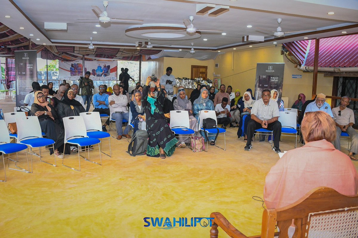 swahilipothub's tweet photo. Honoring an incredible journey! 
Today, we had the privilege of hosting Author Madiha Tubman for the Mombasa launch of her book, "Survived and Thriving." This intimate gathering at Mekatilili wa Menza Foyer was filled with inspiration. Emceed by our own Balqees Yasin, it featured a soulful performance by Deeja and N. Joshua from Pumzi. Not to forget the exciting raffle where four lucky guests won copies of this remarkable book! 

This launch was a heartfelt homage to Madiha's paternal heritage. We're grateful she chose our Hub as the setting for this special event. Join us in exploring the resilience of this amazing woman by grabbing a copy of her book.  #SurvivedAndThriving #BookLaunch #InspiringJourney