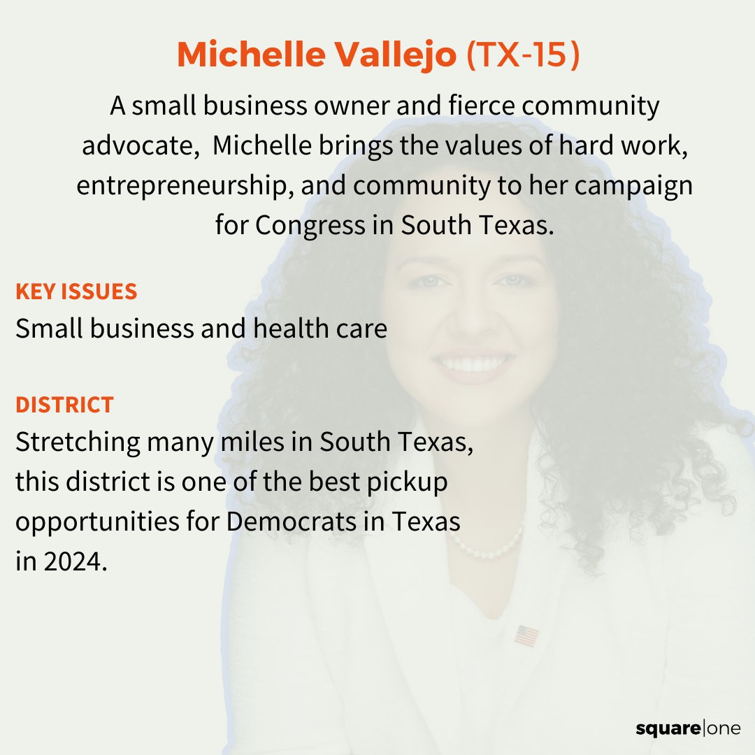 Proud to endorse @MichelleVforTX! A small business owner and fierce community advocate, she brings the values of hard work, entrepreneurship, and community to her campaign for Congress in South TX. We had her back in '22, and we’re thrilled to endorse her again in '24!