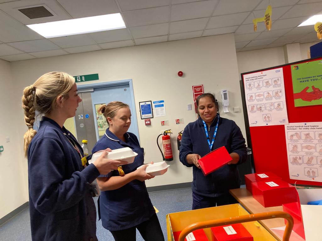 The Infection Prevention Team has commenced Infection Prevention Week today 🦠 

Our newest team member Sindhu has been getting as many #AmazingWVTstaff involved as possible.

More fun arranged for the rest of the week. 😁

<a href="/WyeValleyNHS/">Wye Valley NHS Trust</a>