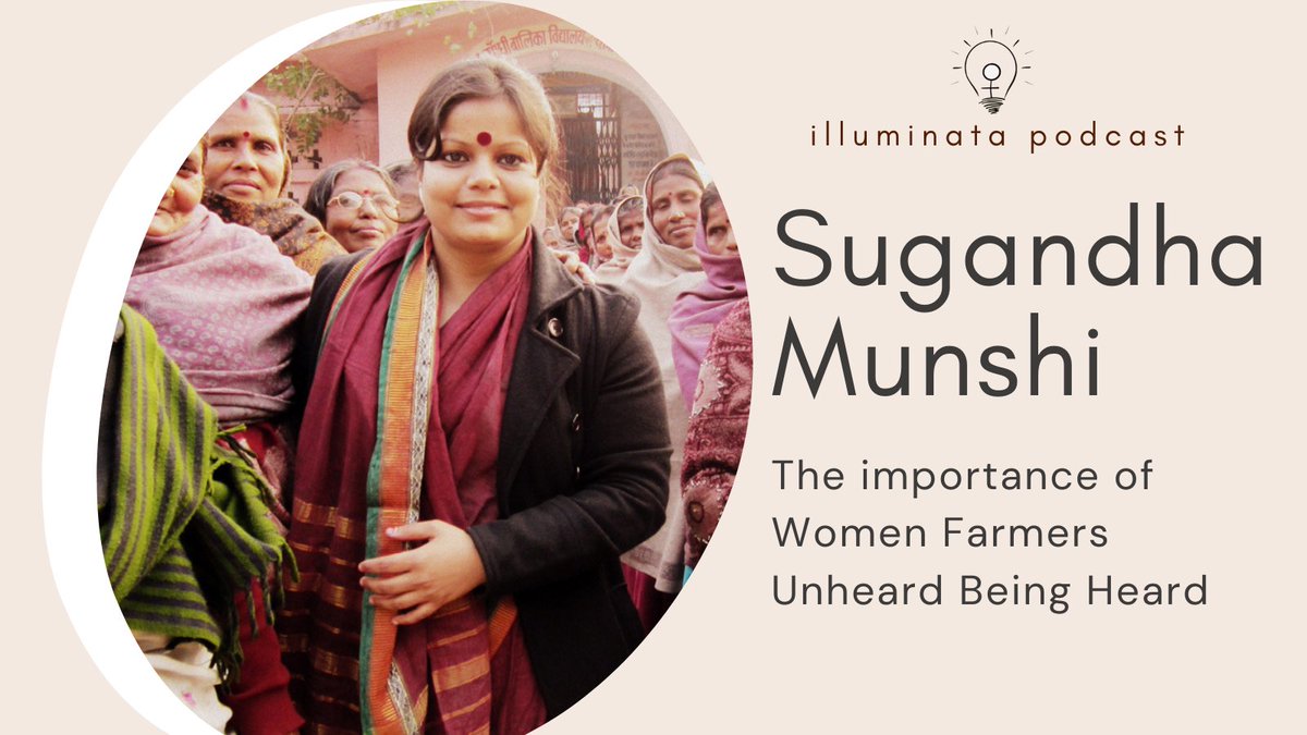 In our latest episode we interviewed <a href="/SugandhaMunshi/">Dr. Sugandha Munshi</a> an advocate of gender equality and women’s right in India. She co-authored the book ‘Women Farmers: Unheard Being Heard’.

This episodes highlights the identity of female farmers and how to bridge the gender gap 🤍
