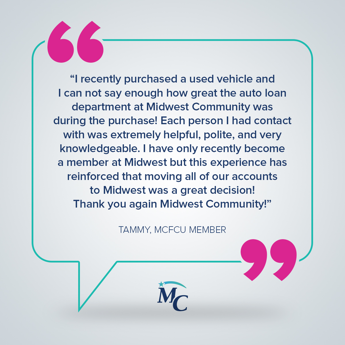 MidwestCommFCU's tweet image. Helpful ✅
Polite ✅
Knowledgeable ✅

Just a few reasons the member service at Midwest Community is top-notch! So, what can we help you with today? 💰🚗🏠

#NorthwestOhio #CreditUnions #CustomerService #AutoLoans #HomeLoans