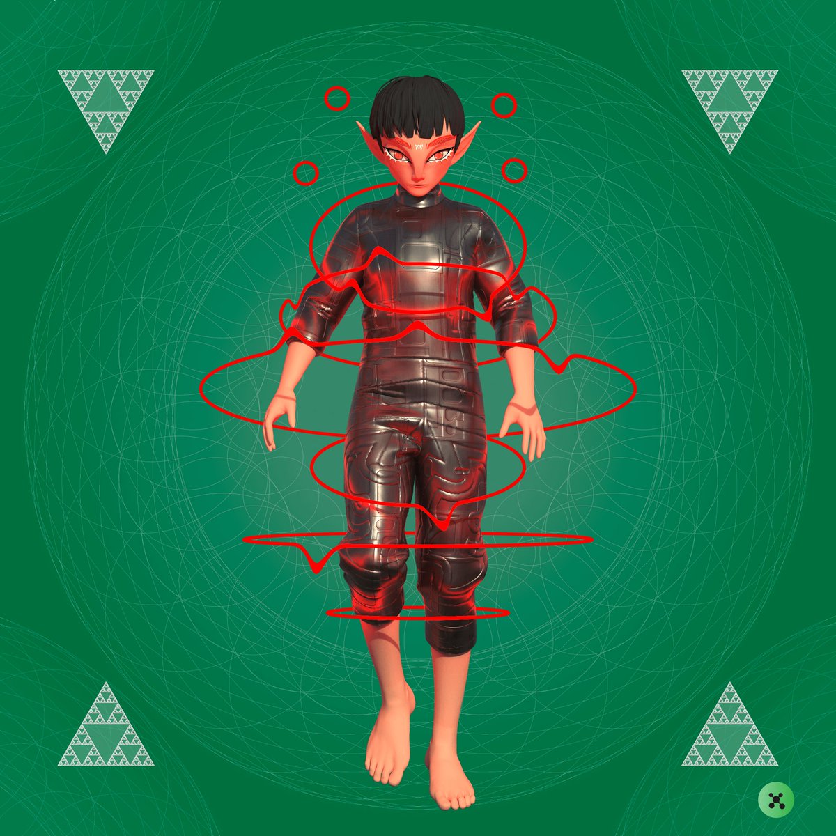SUNOgenerated's tweet photo. Now I feel special! 👽 This stunning, unique digital fashion art is mine. Minted at @artisantnft, trading at @opensea. L F G 🚀 https://t.co/wHDtoTvXRA https://t.co/RFueEgRFda
