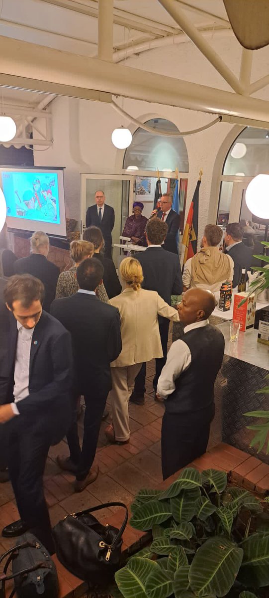 GermanyinKenya's tweet photo. 50 years of engaged #multilateralism 🇺🇳 Today, we celebrate 50 years of 🇩🇪 UN membership with Guests of Honour @ZainabHawa and @NielsAnnen and our many friends and partners! #50years🇺🇳🇩🇪 #UNitingForHumanity https://t.co/jTAuZRkwPQ