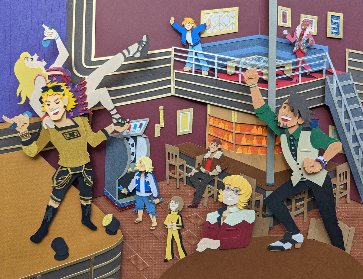 I'm so happy to share this paper illustration I made of the Tiger and Bunny crew for the <a href="/tigerbunnyzine/">We Can Be Heroes - ZINE COMPLETE</a>! 🐯🐰