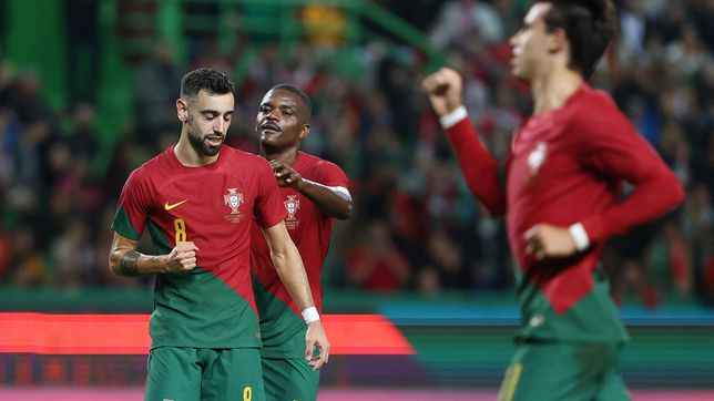 ArobaseGiovanny's tweet photo. LES STATS IMPRESSIONNANTES DU PORTUGAL SUR CES QUALIFICATIONS POUR L'EURO 2024.

Buts marqués :
🇵🇹 Portugal (32⚽️)
🇨🇭 Suisse (20⚽️)
🇪🇸 Espagne (19⚽️)

Buts encaissés :
🇫🇷 France (1⚽️)
🇵🇹 Portugal (2⚽️)
🏴󠁧󠁢󠁥󠁮󠁧󠁿 Angleterre (2⚽️)

Le plus de clean-sheets:
🇵🇹 Portugal (7 matchs)
🇫🇷 France (5 matchs)
🇷🇴 Roumanie (5 matchs)