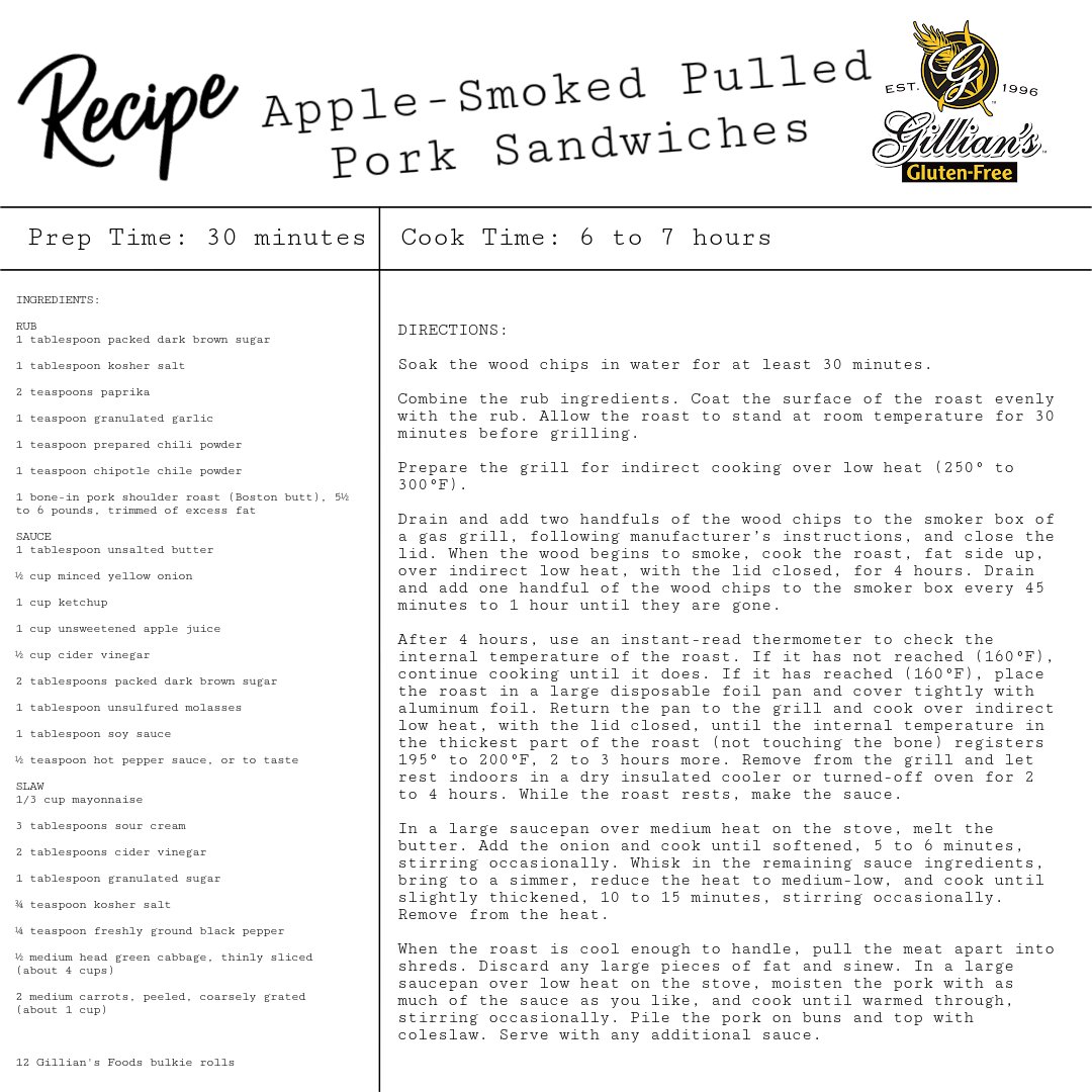 GilliansFoods12's tweet image. Check out this delicious smoked pulled pork sandwich on our #glutenfree #soyfree #dairyfree bulkie or onion rolls.