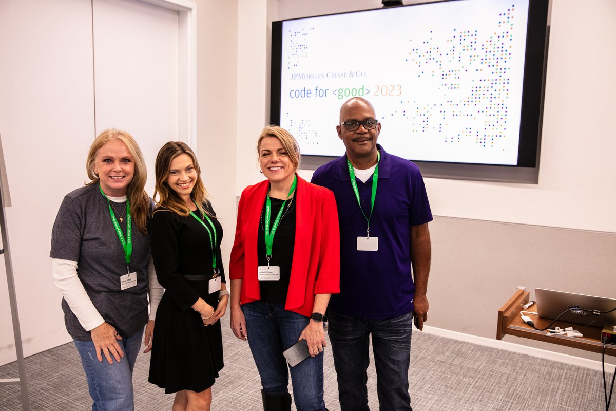 MADDNational's tweet image. This past weekend MADD Staff attended the @JpMorgan #CodeForGood Hackathon in Texas! We were honored to be part of this, working alongside talented students committed to creating meaningful impact. #NoMoreVictims #CodeForGood #Hackathon