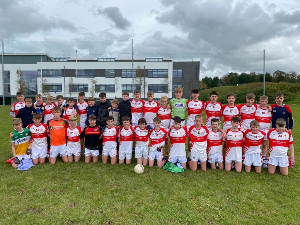 Well done to our U14 Footballers who played their first championship match today against Coachford College. Our lads played a great brand of football and had some brilliant teamwork throughout the game taking a clear win in the end. Thanks to teachers Mr. Rohan and Mr. Millerick.