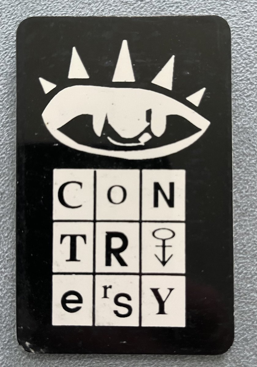 Johnd1210's tweet photo. Goin through a box of old baseball cards & discovered this little nugget. I subscribed to Controversy magazine back in the day but never remembered this membership card. Expired 4/30/92 ๐ฉ๐คฃ. #PRINCE4EVER #PrinceHoarder #Controversy https://t.co/beZ1EKd6sU