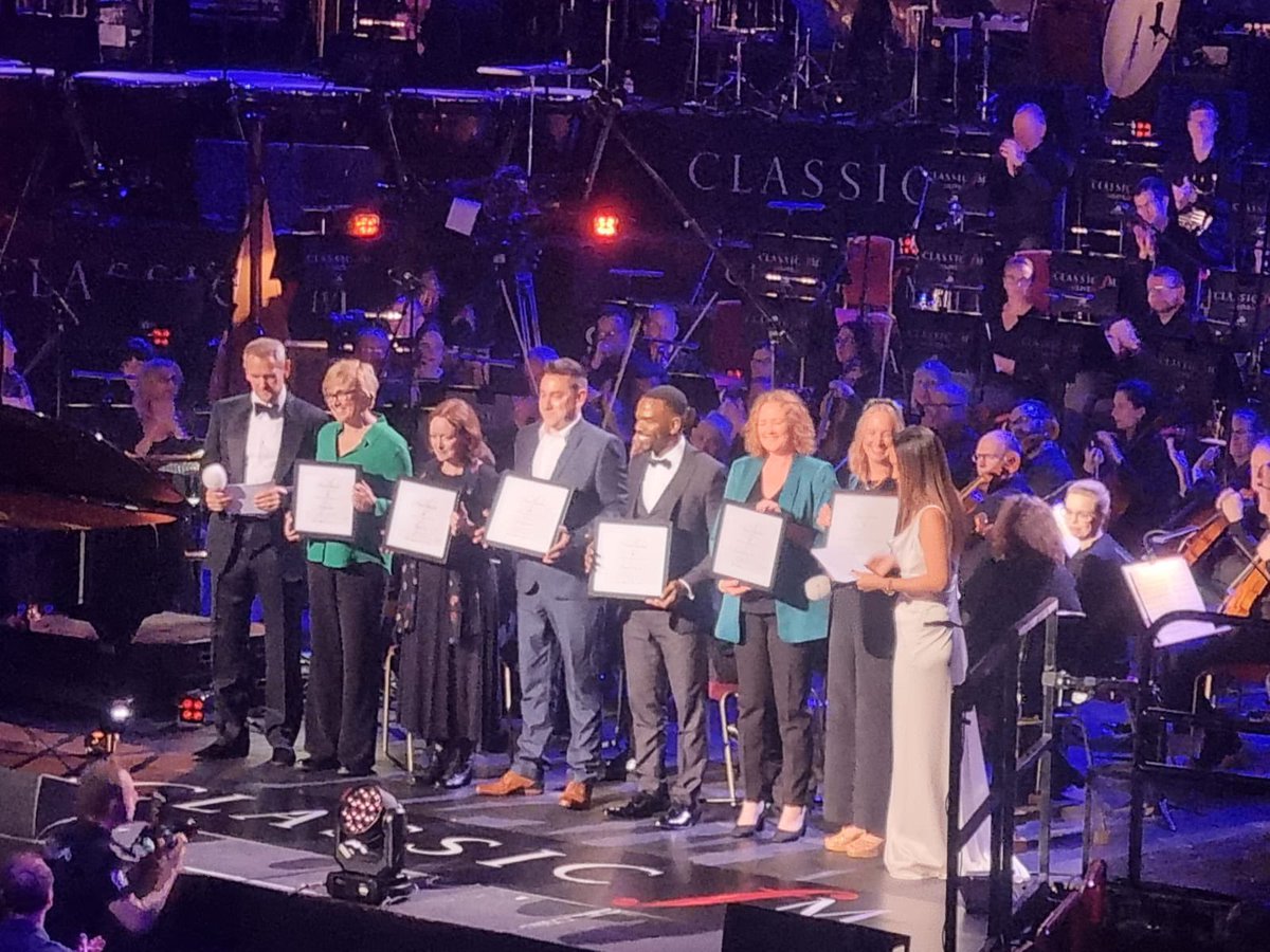 Sneakily next to <a href="/XanderArmstrong/">Alexander Armstrong</a>, our <a href="/ClassicFM/">Classic FM</a> Music Teacher of the Year #BG