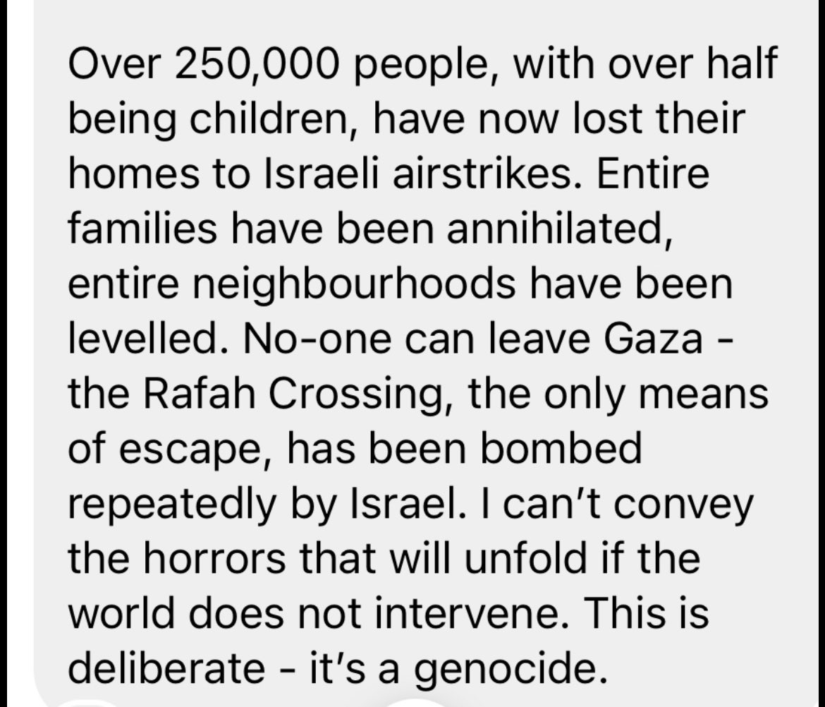 deannaothman's tweet photo. From my husband’s niece, inside #Gaza https://t.co/0BbDrpUndu