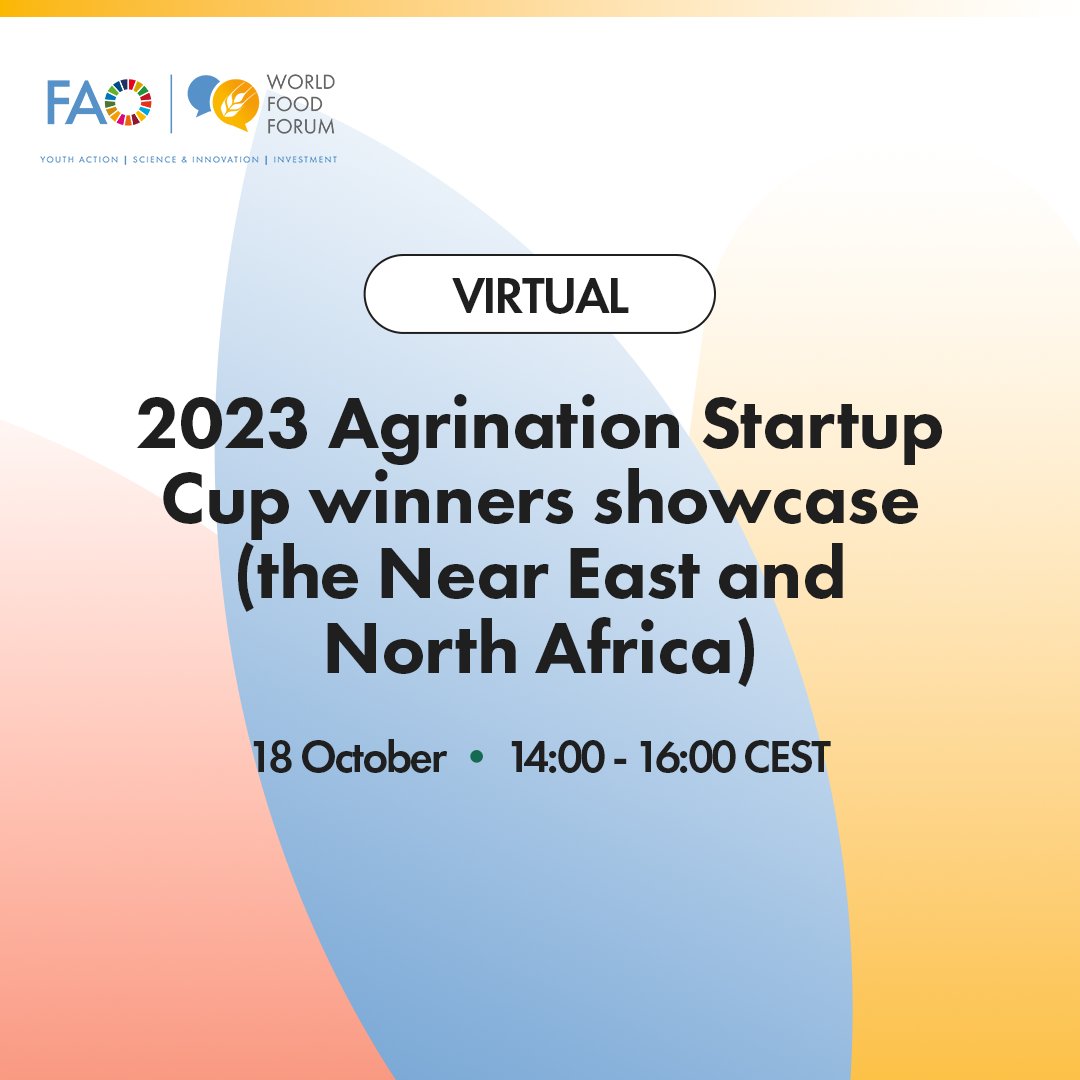 Interested to know about how youth can engage in #agrifood transformation and help create new narrative around what it means to work in #agriculture?

👉Join us in the virtual side event of the #WFF to know more about #Agrination Competition: events.zoom.us/ev/AhkGy0rt5SR…