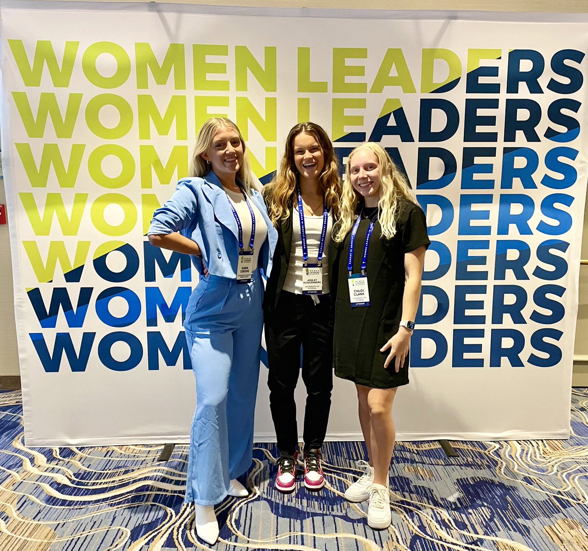 GatorsExp's tweet photo. Reflecting on last week: Three Gators attended the @_womenleaders in sports conference in New Orleans. 

Their key takeaways? 
⭐️ Embrace Authenticity 
⭐️ Lift as you Rise
⭐️ Connections with influential women in the sports industry

#WomeninSports #WeAreWomenLeaders #GatorsLead https://t.co/xBTwjlUymG