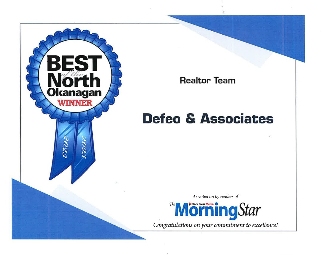 DefeoRealEstate's tweet image. This is the best way to start a new week !Thank you to everyone who voted for us! We all truly love living in the North Okanagan and serving our community!

vernonrealestate.com