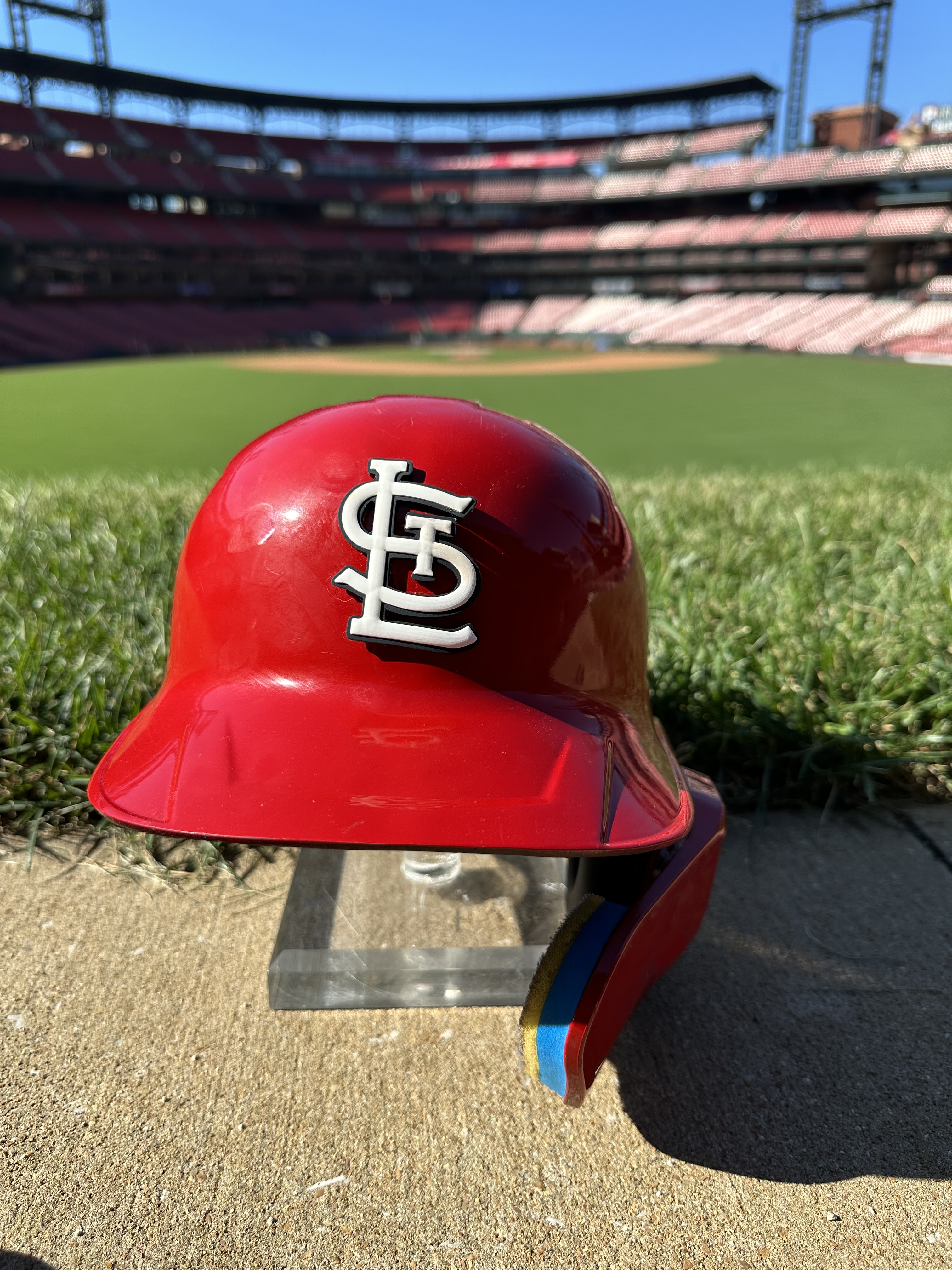 Cardinals Authentics: Masyn Winn Debut Game Used Helmet