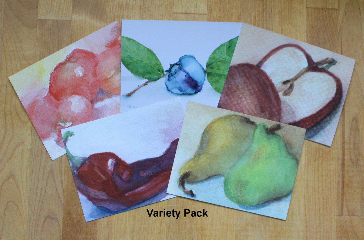 Share a recipe with a friend :)
Find these unique #artcards in my #etsyshop 

#cards #friends #StationeryLover #greetingcards #mail #letters #foodie #tomatoes #blueberry #apples #applepicking #pears #chili #pepper #shopsmall #supportsmallbusiness 

sycamorewoodstudio.etsy.com/listing/890056…