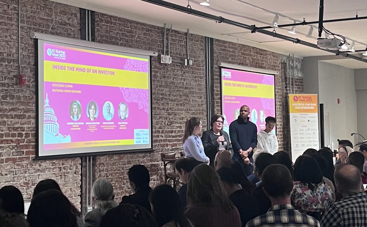 NavarroFlorence's tweet image. #dcstartupweek The preparation process to approach investors is helpful to your company!!