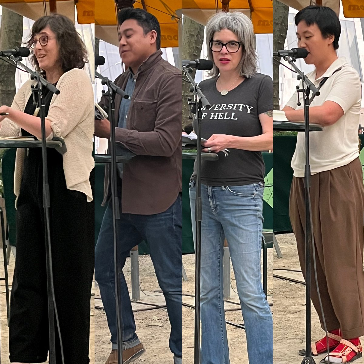 New episode up! Episode 116: The Bryant Park Reading with Rachel Zucker, R.A. Villanueva, Cate Marvin, and Lynn Xu hosted by Jason Schneiderman
commonpodcast.com/home/2023/10/1…