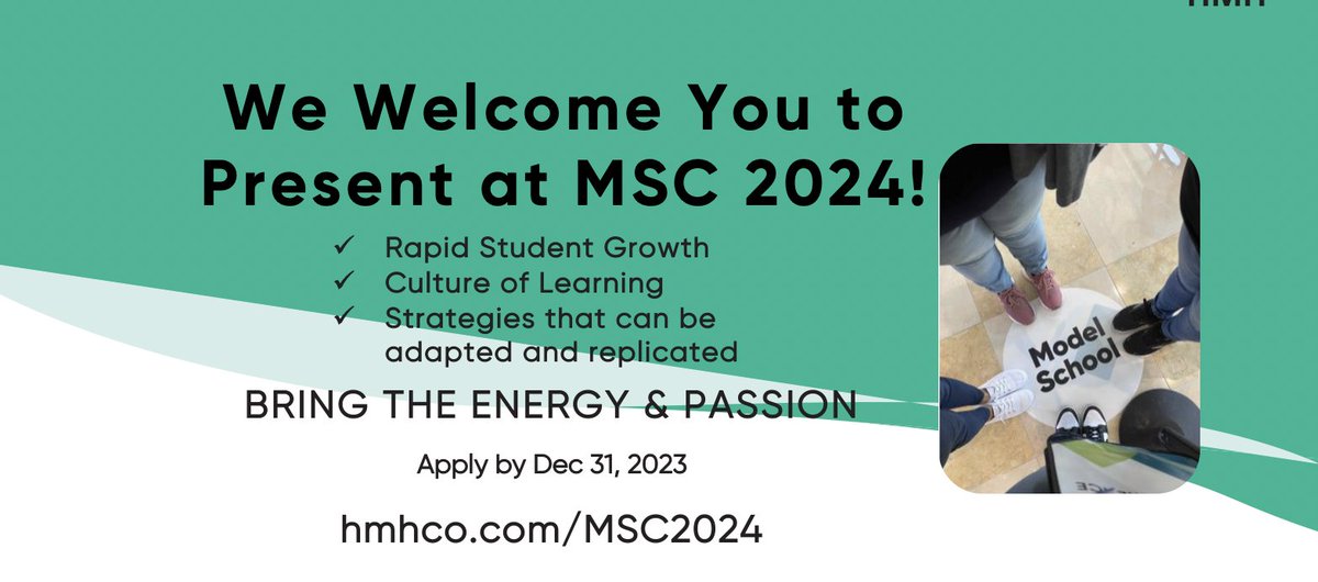 Bring the energy to MSC 2024 this June at the Marriott World Center in Orlando & share your strategies! Learn from your peers, share what works for kids. Start your application today! hmhco.com/MSC2024 #leadership #learning #teachers #principal #culture #k12 #education