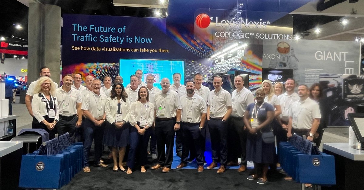 LexisNexisRisk's tweet image. Cruise into booth #2711 to get gifts, meet with your Captain, and learn how data sophistication can help make roads safer in your community. splr.io/60109vbuy
 #LexisNexisCoplogic #IACP2023