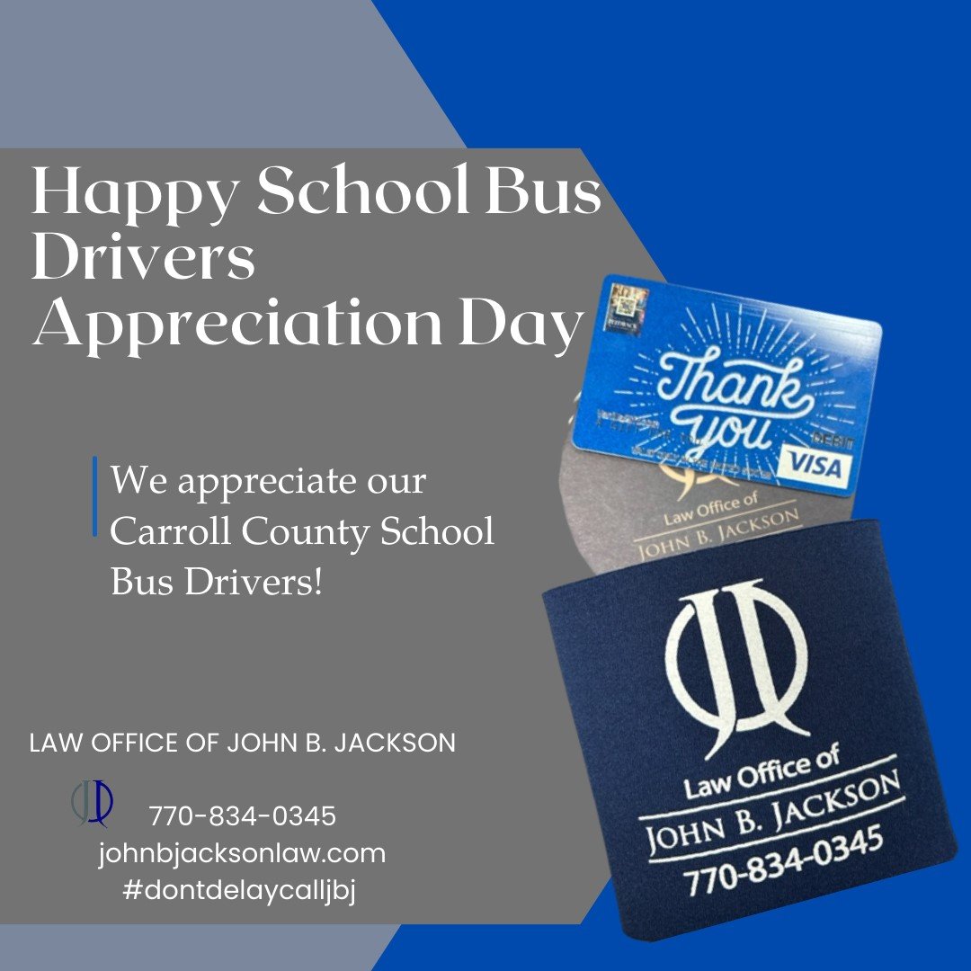 Happy National Bus Driver Day!! We are happy to acknowledge all Carroll County Bus Drivers and Monitors by giving out some JBJ Swag and, more importantly, four $100 Visa Gift Cards to 4 deserving individuals. #busdriver #carrollcounty #giftcards #appreciation #dontdelaycalljbj