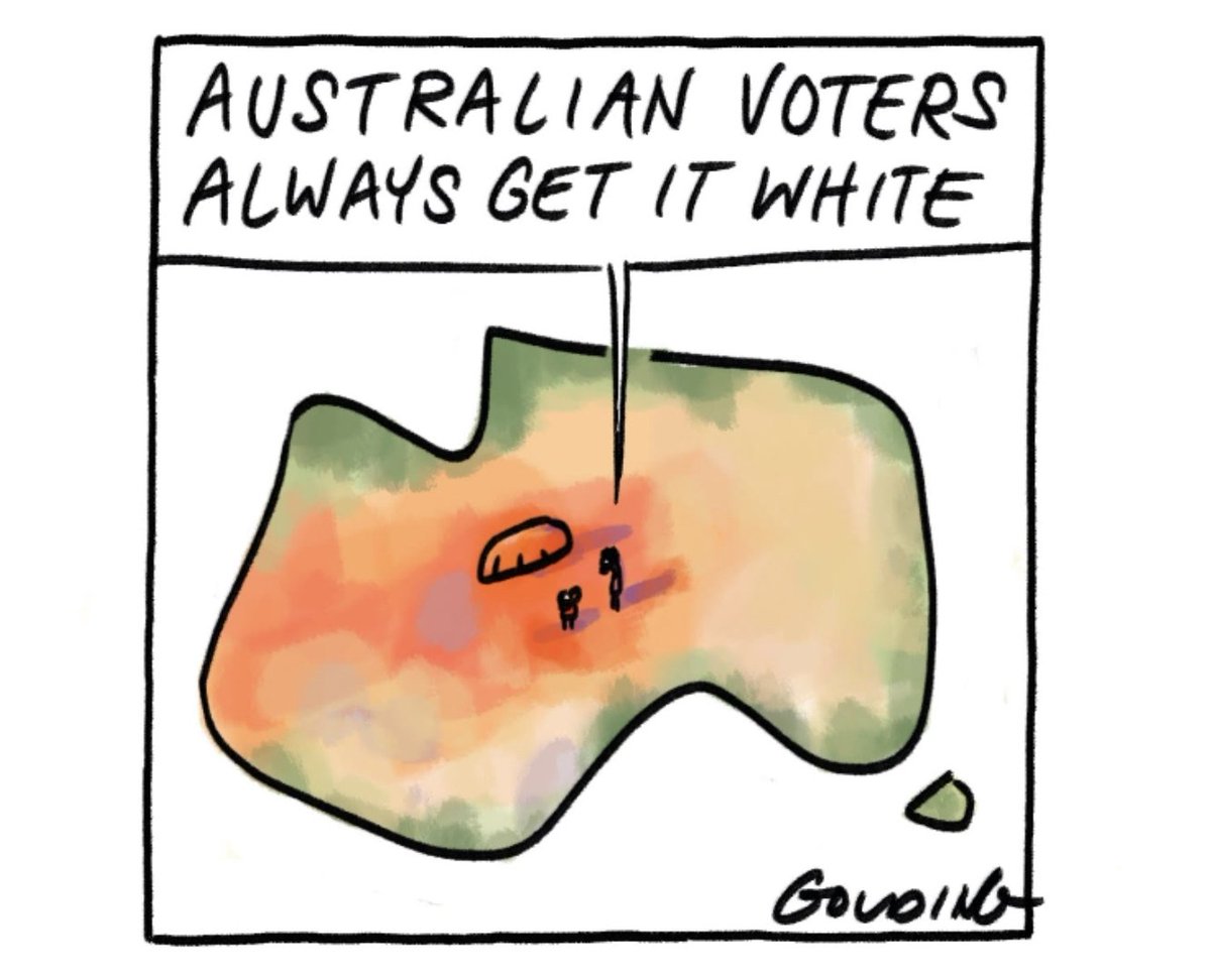 GoldingCartoons's tweet photo. The “bitter irony” that those who had been on the continent for 235 years had denied recognition to people who had lived here for 60,000 years.
@theage https://t.co/SgpGhU3ljM
