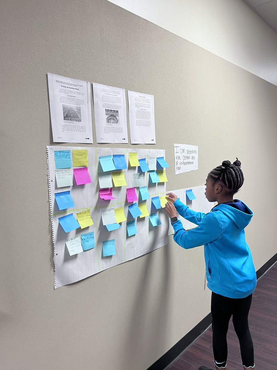 Ginni Nichols (@mrs_nicholsces) on Twitter photo I can determine the central idea 💡 of information text. <a href="/TISDCES/">Creekview Elementary</a> #thegreatestschoolonearth I can determine the central idea 💡 of information text. <a href="/TISDCES/">Creekview Elementary</a> #thegreatestschoolonearth
